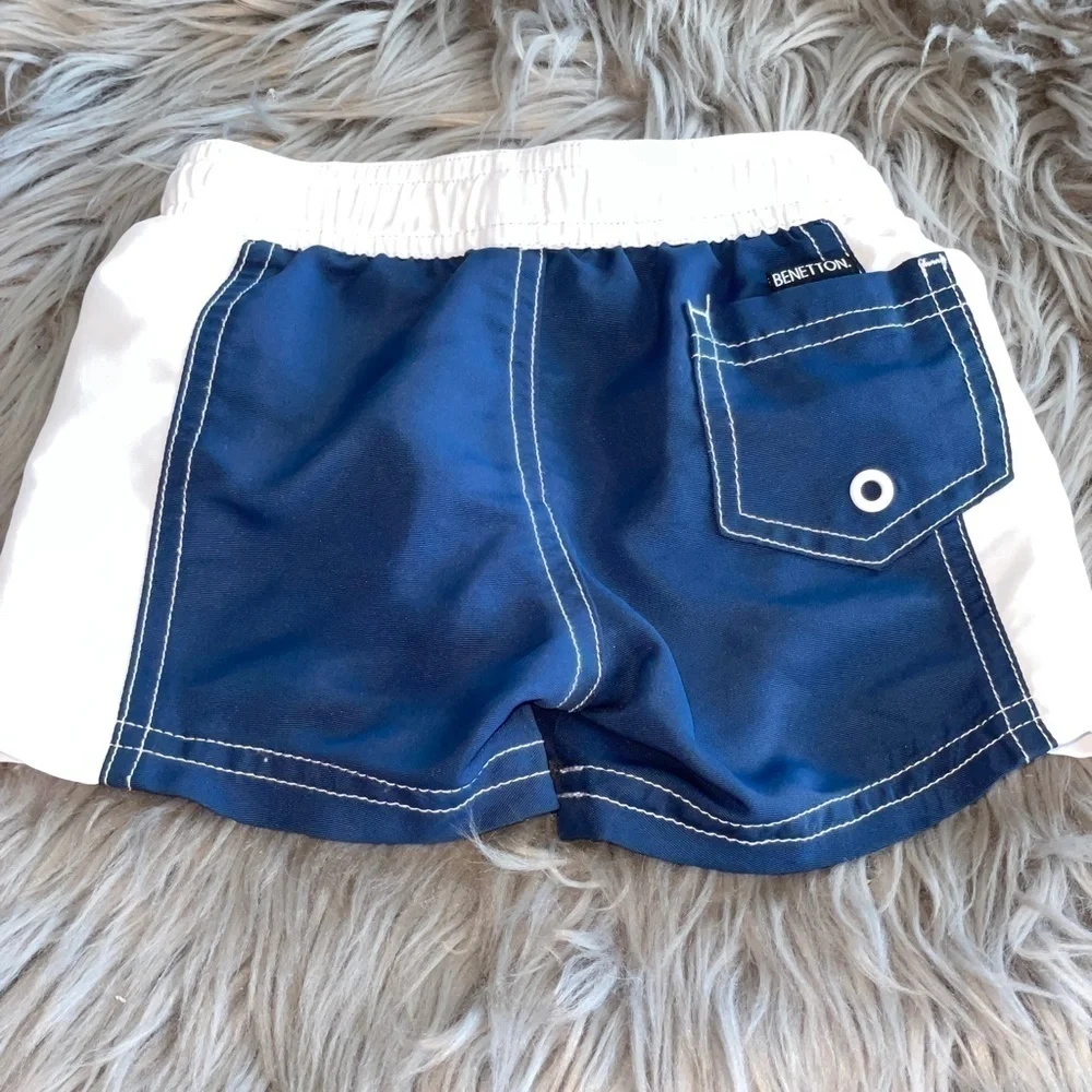 EUC United Colors of Benetton Undercolors Swim Trunks Baby Kids 9-12 Months
